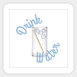 Drink Water Healthy Habits Sticker